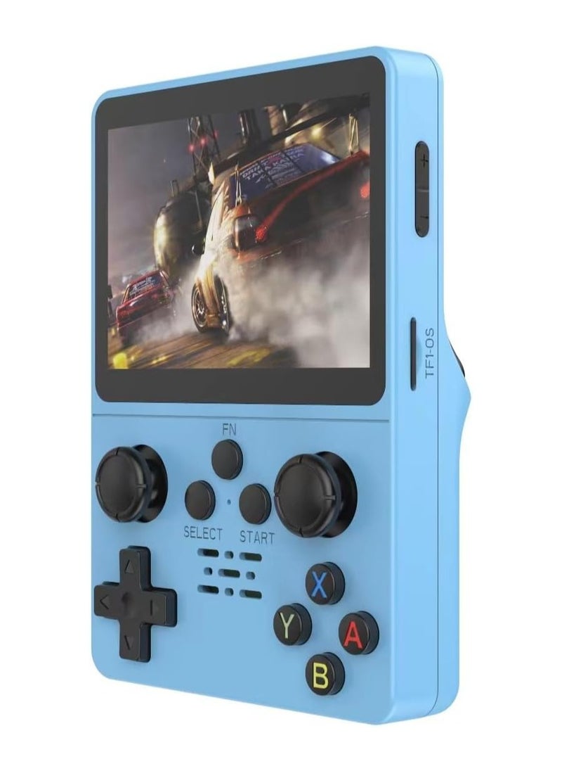 Generic - RG35XX Retro Handheld Game Console -64Gb TF Card with 5474 Built In Arcade Games- Emulator 3.5 IPS OCA Screen-Linux System-HDMI TV Output Plug & Play Video Games (RG35XX- Purple) - Image 1