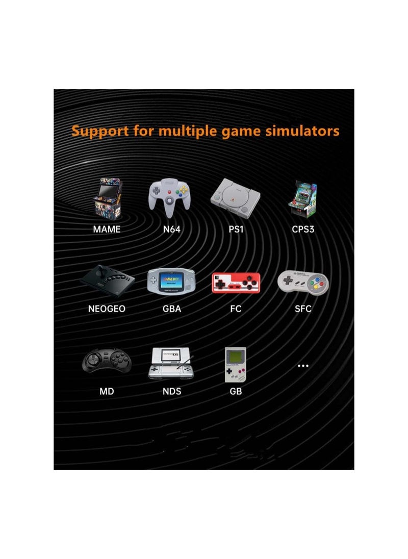 Generic - RG35XX Retro Handheld Game Console -64Gb TF Card with 5474 Built In Arcade Games- Emulator 3.5 IPS OCA Screen-Linux System-HDMI TV Output Plug & Play Video Games (RG35XX- Purple) - Image 1