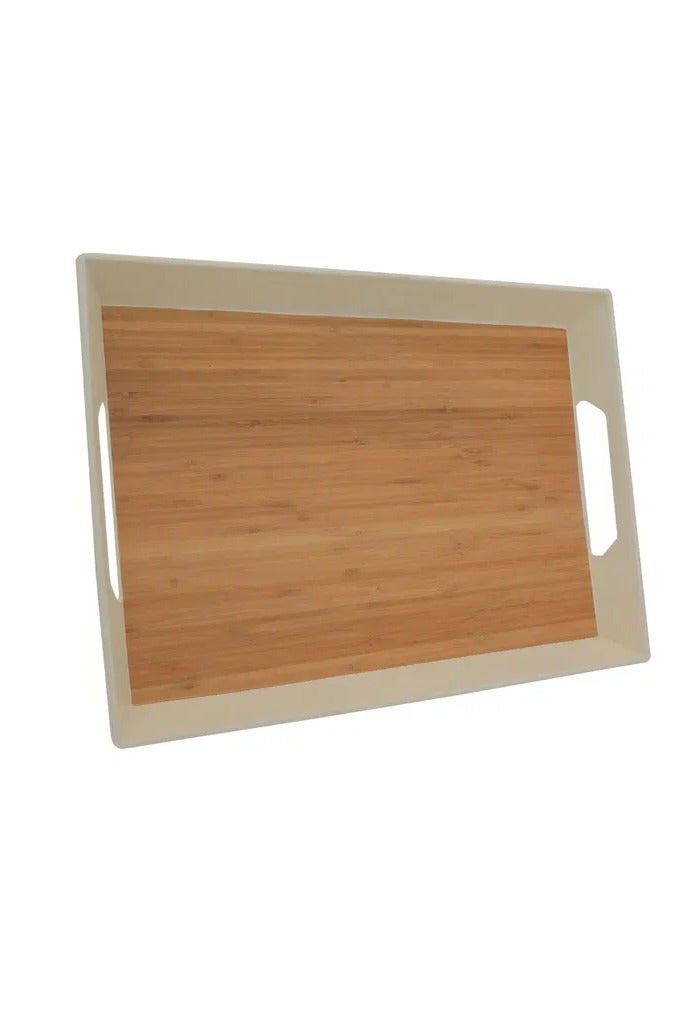 السيف غاليري طوفرية تقديم خشب السيف غاليري، 16 انش، مستطيل - بني - Image 1