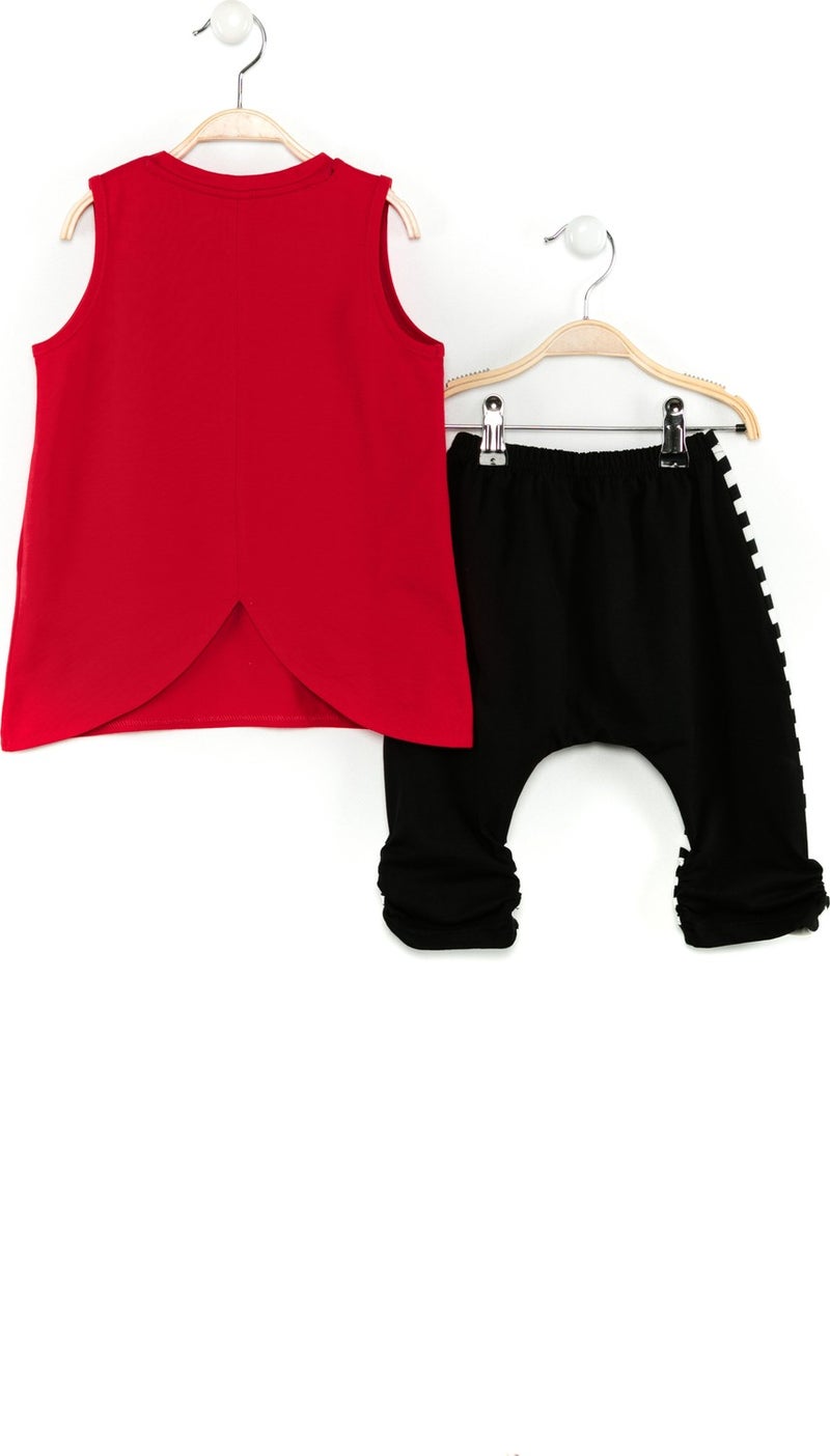 Denokids Fly Fly Girls T-shirt Capri Shorts Set  - Image 4