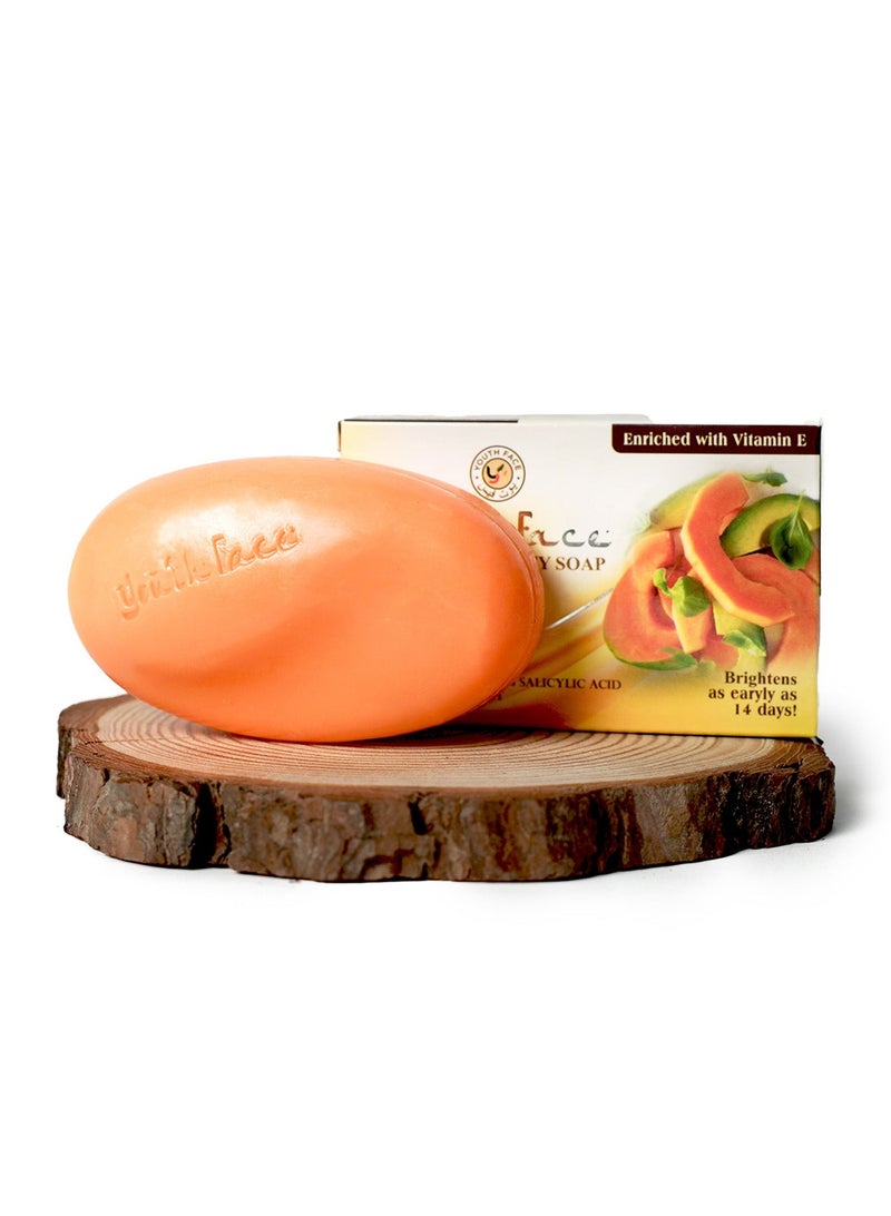 Youth Face Papaya Beauty Soap  135g - Image 1