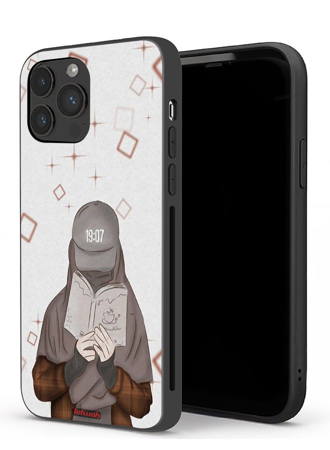 Tolwak Apple iPhone 13 Pro Max Protective Case Girl Reading Art - Image 1