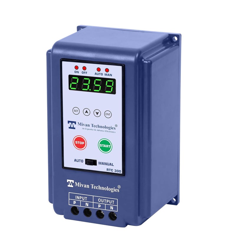 Mivan Technologies RTC 300 HD Digital Time Switch with 16 on Off time with Weekly Off Facility for Single Phase - Image 1
