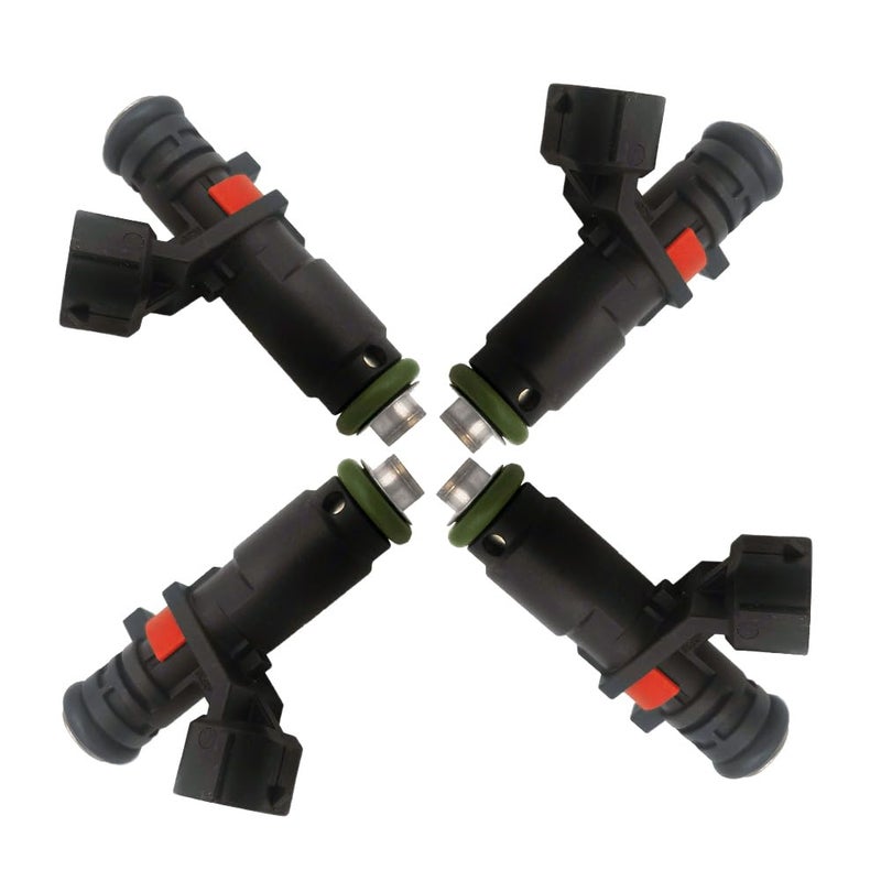 JESBEN 06A906031CK 4pcs Fuel Injectors Nozzles 4 Holes with Orings Replacement for Volkswagen Jetta 20L 2011 20132018 Beetle Golf 20L 19992003 FJ10647 - Image 2