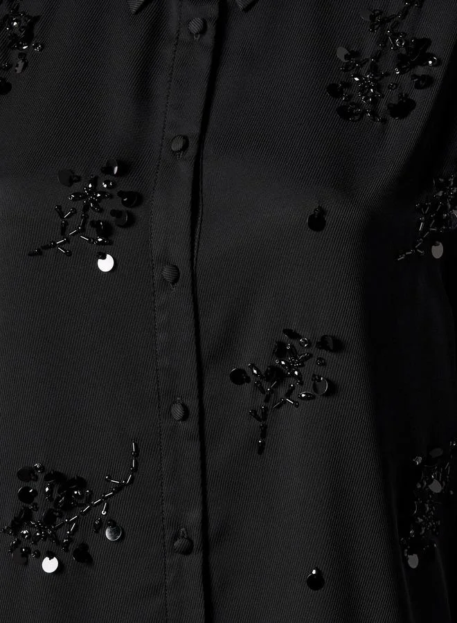ايكونيك Iconic Shirt with Embellishment