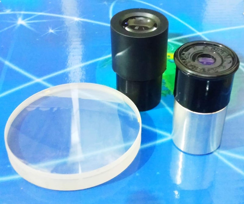 DWIJ Anand Traders 60mm Telescope Making kit 700mm Focal Length,25mm and 8mm Eyepiece,28x,87x Zoom - Image 1