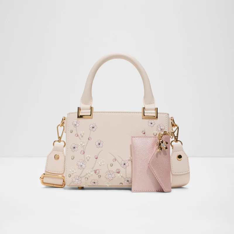 الدو LORIFLORA Embroidered Satchel Bag