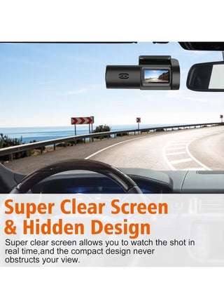 1080P Full HD WiFi Dash Cam with GPS & Free 32GB SD Card – Night Vision, 140° Wide-Angle, 360° Rotating Car Camera, APP Control, WDR, Loop Recording （Black） - view 5