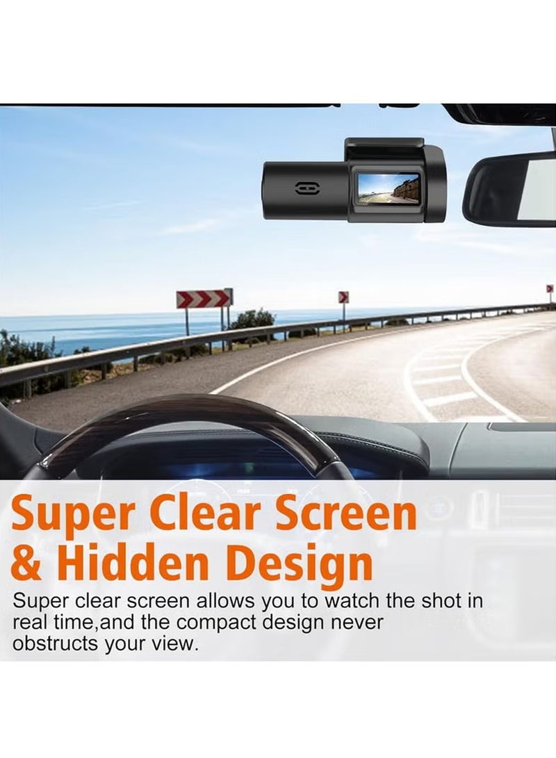 X-level 1080P Full HD WiFi Dash Cam with GPS & Free 32GB SD Card – Night Vision, 140° Wide-Angle, 360° Rotating Car Camera, APP Control, WDR, Loop Recording （Black）  - Image 5