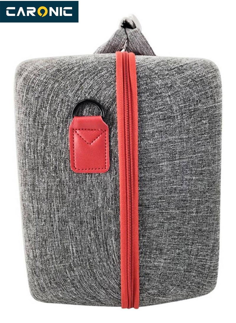CARONIC PS5 Carrying Case Travel Storage Bag Compatible with Playstation 5 Grey  - Image 4