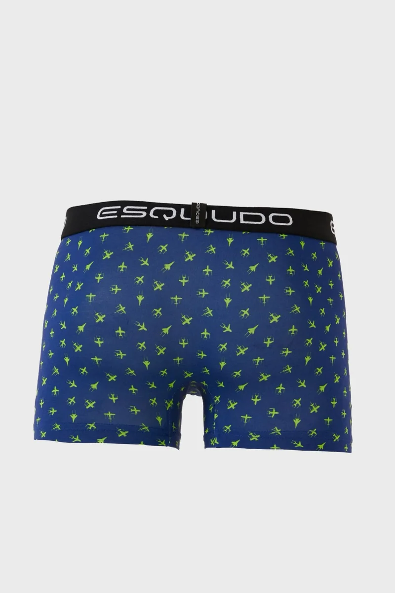 اسكودو Cotton Design Patterned Stretch Boxer Men's Boxer 643004