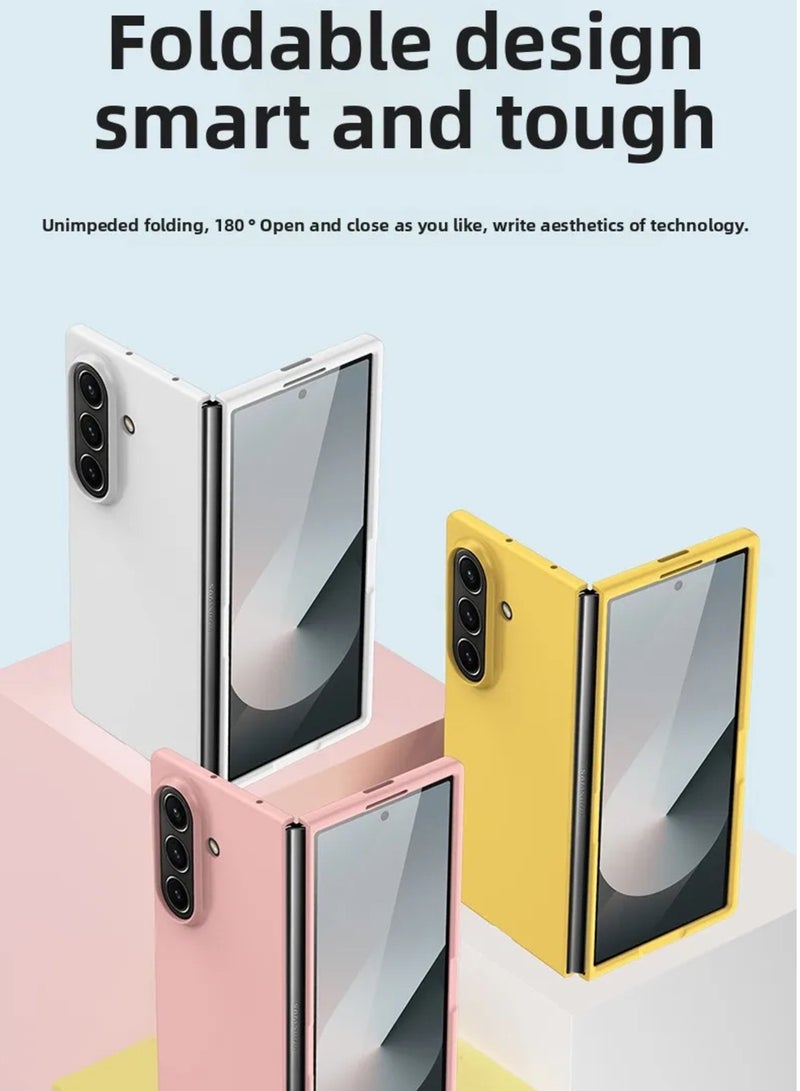 Slim Case Compatible with Samsung Galaxy Z Fold 7 , Skin Feel Matte Back Cover Hard PC Shockproof Cover for Men & Women - Image 3