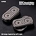YJPPDD Metal Fidget Slider EDC Fidget Toys Adults FreeFloating Silent Haptic Finger Spinning Toy ADHD Stress Reliever Focus Aid Fidget Blocks Unique Party Favor Novelty Gadgets Owl - Image 4