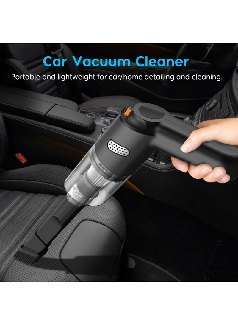SYOSI Car Handheld Vacuum, Cordless Handheld Vacuum Cleaner with Low Noise, Portable Rechargeable Car Vacuum, 10000PA Powerful Suction for Travel, RV Camper Car and Home - Image 3