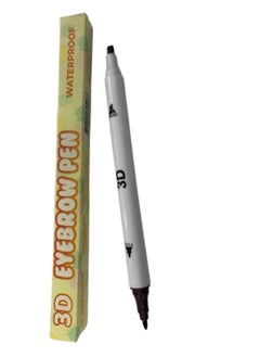 Generic 2-in-1 Eyeliner & Eyebrow Pencil – Waterproof Black  - Image 1