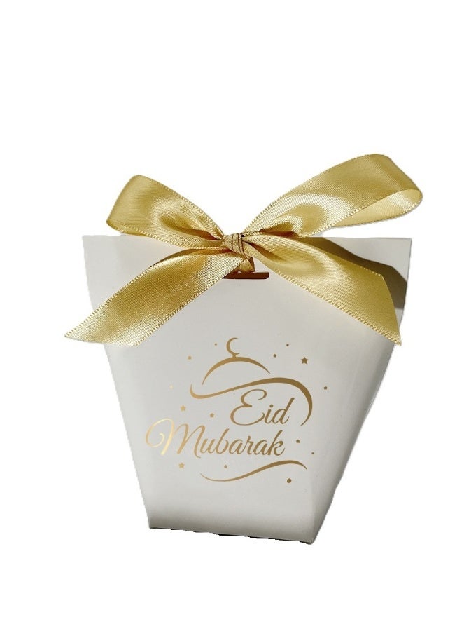 50 Pieces Candy Packaging Cardboard Box for Eid Mubark Ramadan Kareem Party Souvenir - Image 1