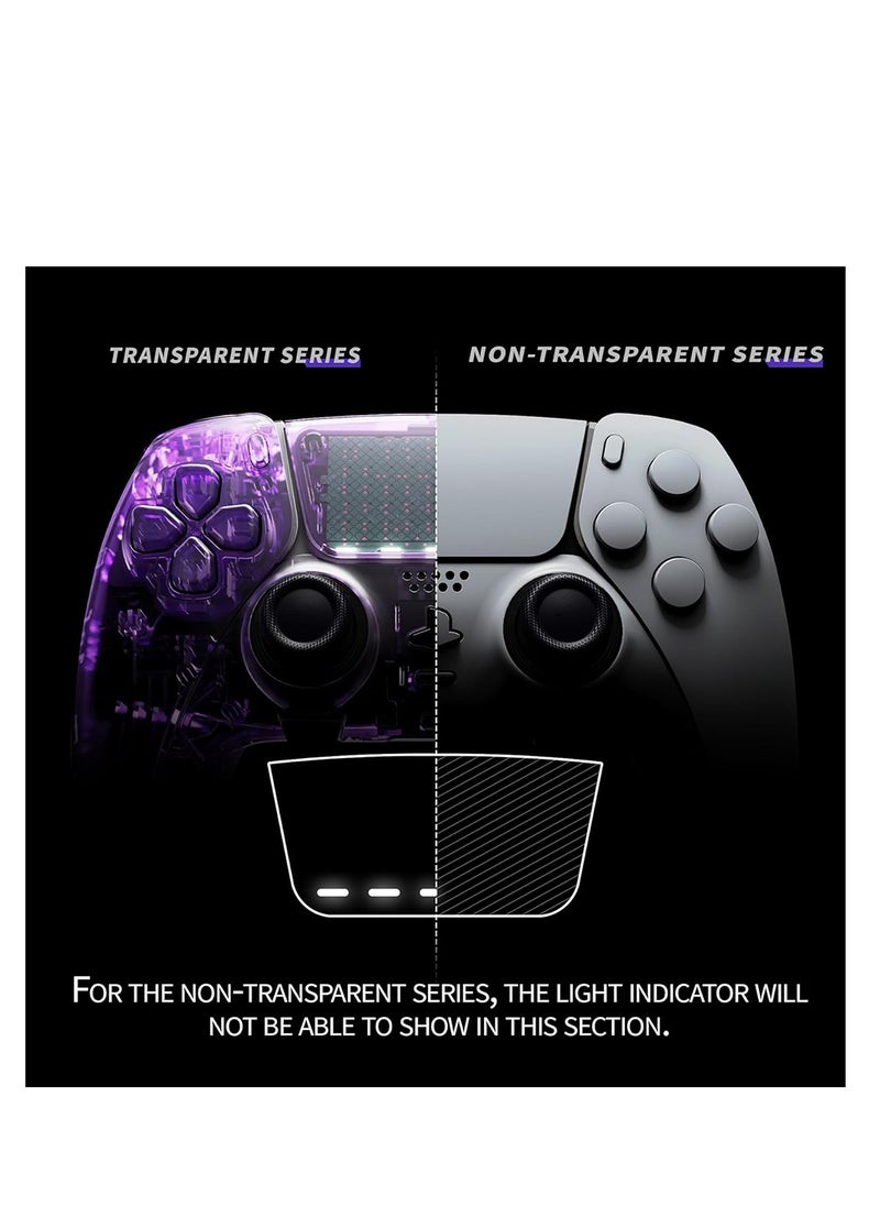 Furtey - Full Set Housing Shell with/Buttons Touchpad Cover Compatible with Xbox Series X/S Controller, Plating Gold Replacement Decorative Trim Shell Front Back Plates Compatible with Xbox Series X/S Controll - Image 1