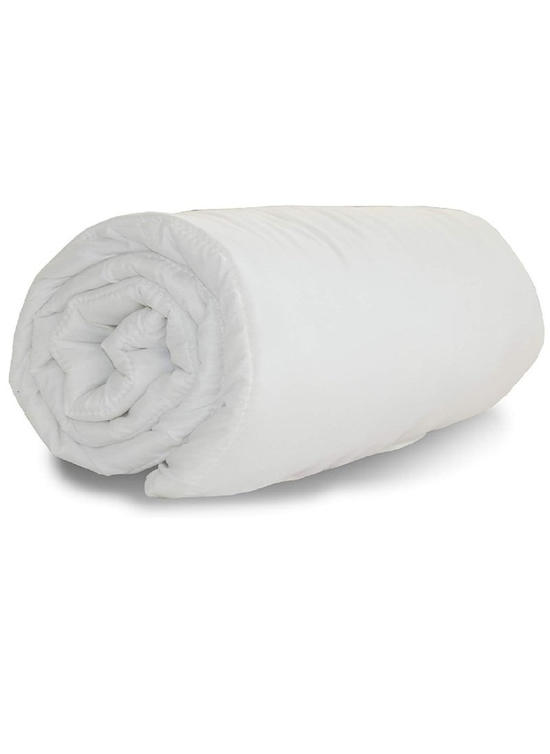 Blueberry - Solid Microfibre Duvet Fillers Microfiber White 240x260cm - Image 1
