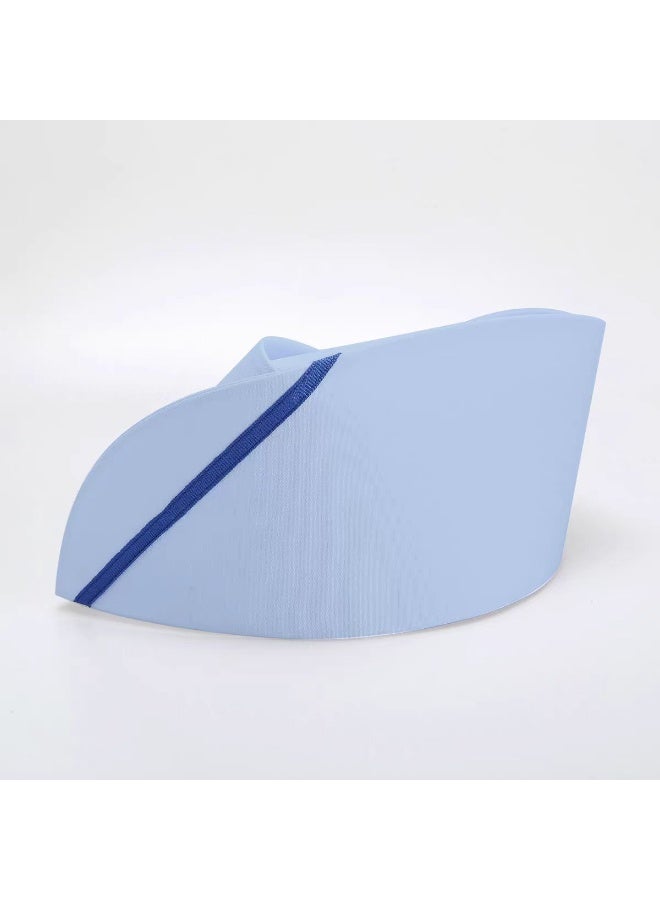 KUYING Thickened Nurse's Tailcoat Hat With Three Buckles And Adjustable Medical Work Cap 