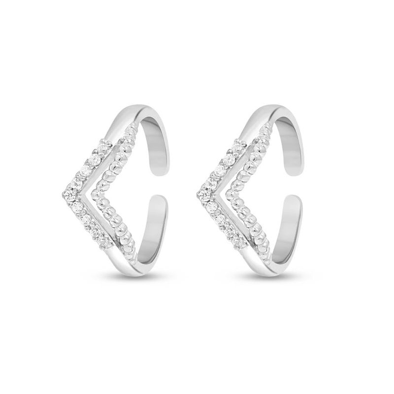 Zavya 925 Sterling Silver Rhodium Plated Toe-ring |Gift for Women and Girls | With Certificate of Authencity and 925 Hallmark - Image 4