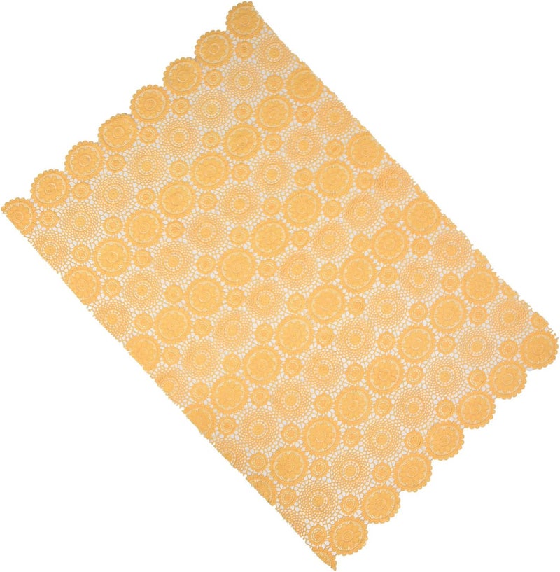 Newborn Shoot Wrap Lace Blanket, Infant Photo Prop with Headband, Soft Baby Photography Props for Newborn Party Costume, for Baby Shower and Memorable Photography Shoo (Yellow) - Image 4