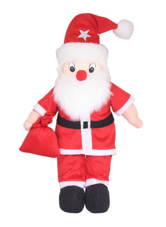 تيكلز لعبة سانتا كلوز المحشوة الناعمة من Tickles Christmas لغرفة الأطفال (اللون: أحمر وأبيض الحجم: 30 سم) - Image 2