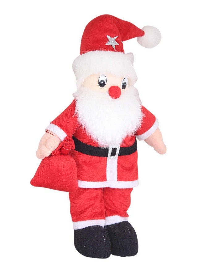 تيكلز لعبة سانتا كلوز المحشوة الناعمة من Tickles Christmas لغرفة الأطفال (اللون: أحمر وأبيض الحجم: 30 سم) - Image 3