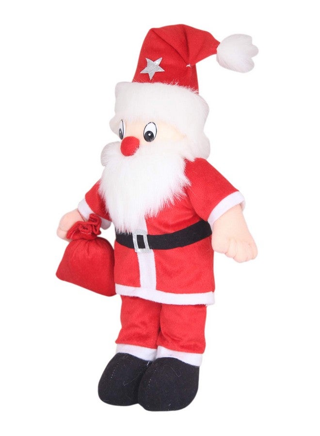 تيكلز لعبة سانتا كلوز المحشوة الناعمة من Tickles Christmas لغرفة الأطفال (اللون: أحمر وأبيض الحجم: 30 سم) - Image 4