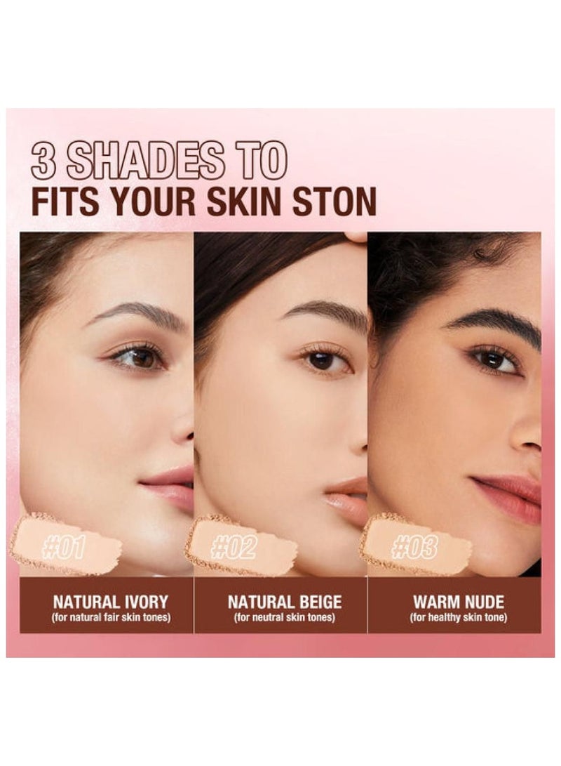 أو.تو.أو بودرة مضغوطة لتثبيت المكياج وامتصاص الزيوت مع واقي من الشمس بلمسة مطفية رقم 02 - Image 2