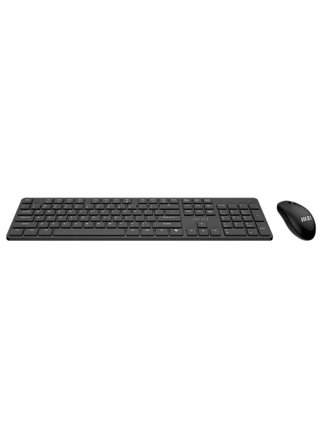 كومبو MSI Forge K200 Wireless Keyboard And Mouse Combo English Black - Image 2