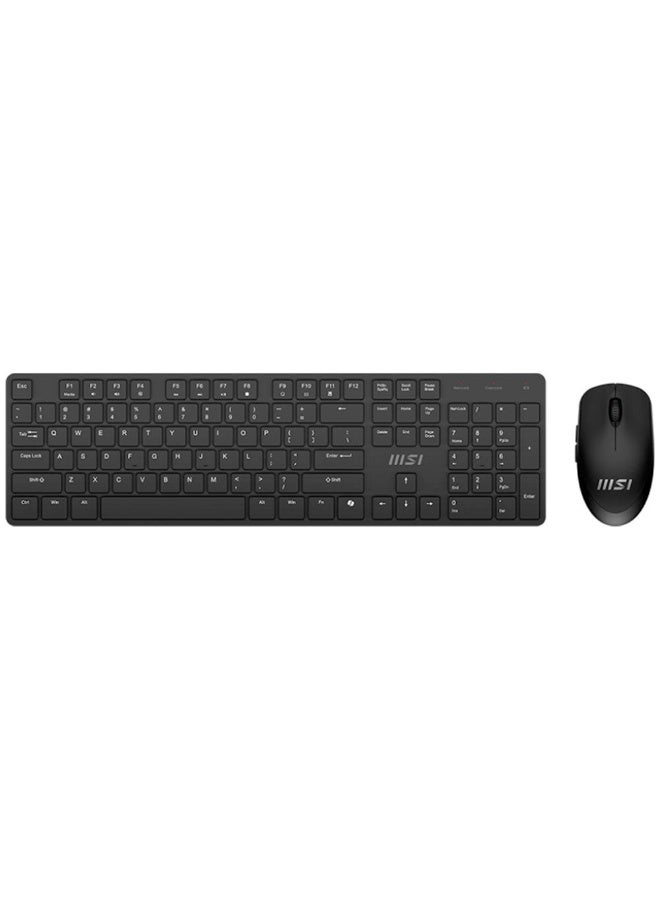 كومبو MSI Forge K200 Wireless Keyboard And Mouse Combo English Black - Image 1