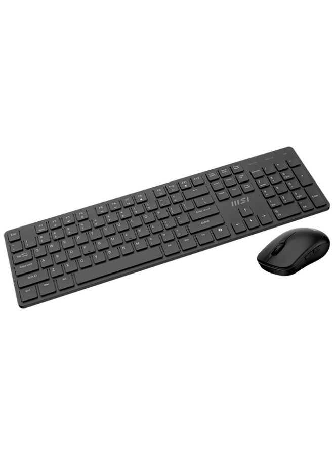 كومبو MSI Forge K200 Wireless Keyboard And Mouse Combo English Black - Image 3