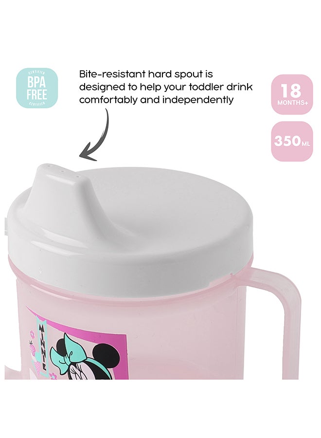 Disney Minnie Mouse Printed Twin Handle Cup, 200 ml - Assorted - Image 3