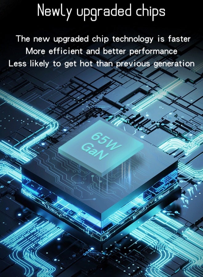 oldlaiben 97QB Quick Charging Block PD65W Fast Charging Adapter AC100-240V Wide Voltages Input - Image 5