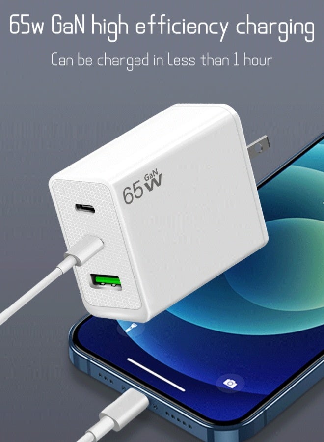 oldlaiben 97QB Quick Charging Block PD65W Fast Charging Adapter AC100-240V Wide Voltages Input - Image 4