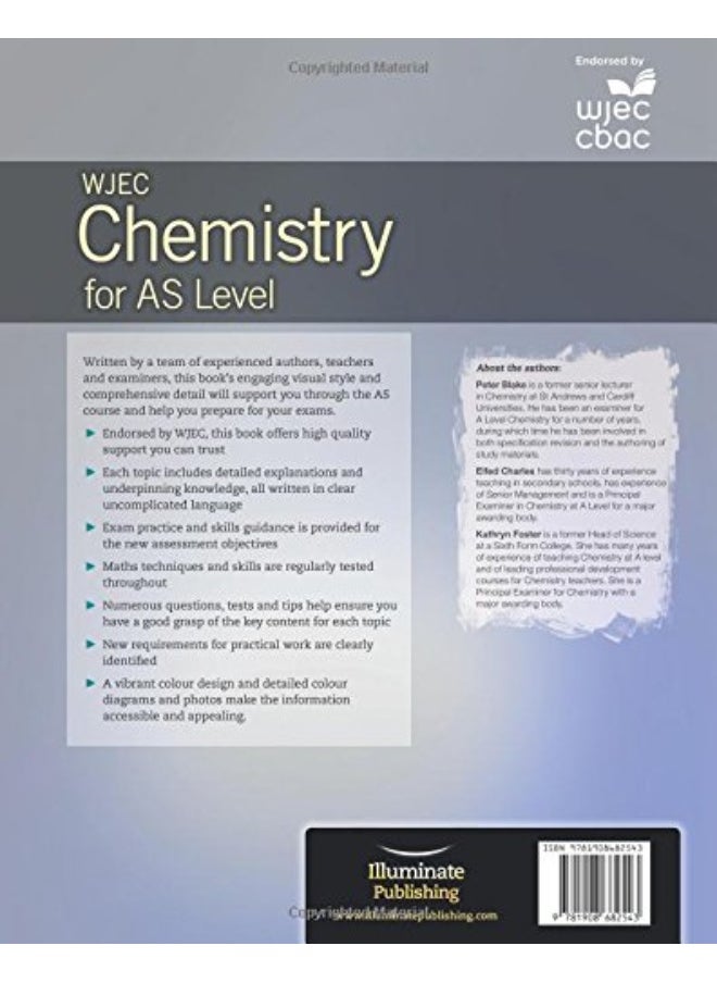 Illuminate Publishing WJEC Chemistry for AS Level: Student Book  - Image 1