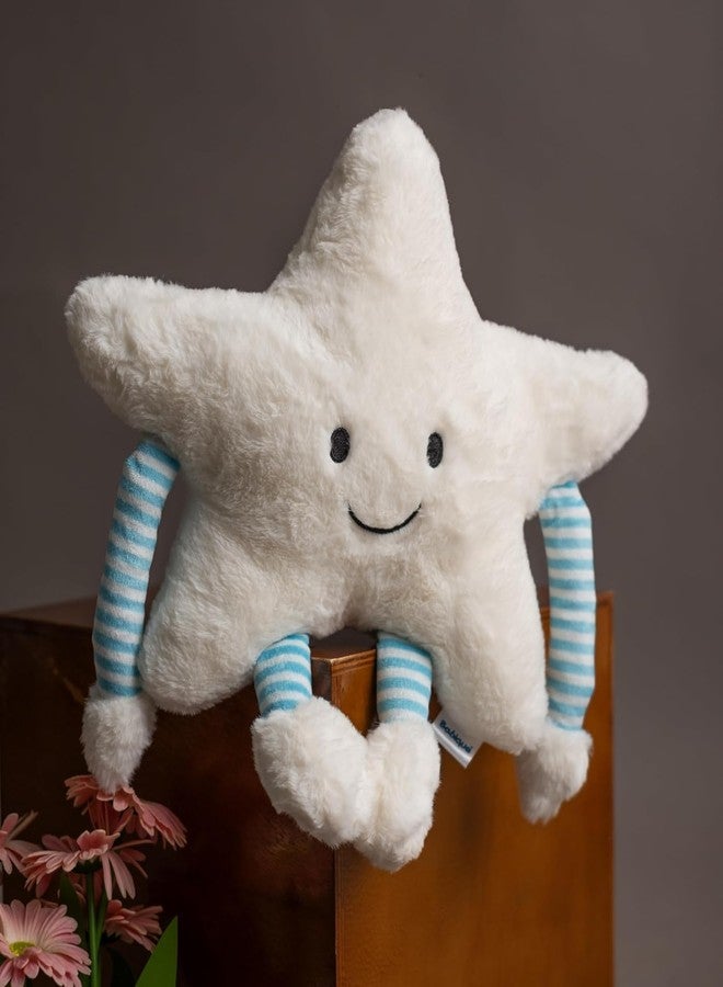 Synlark Star Soft Pillow Stuffed Toy Doll with Arm & Leg for Home, Car Decor, Birthday Gift for Boys/Girls/Baby/Kids (Beige) - Image 5