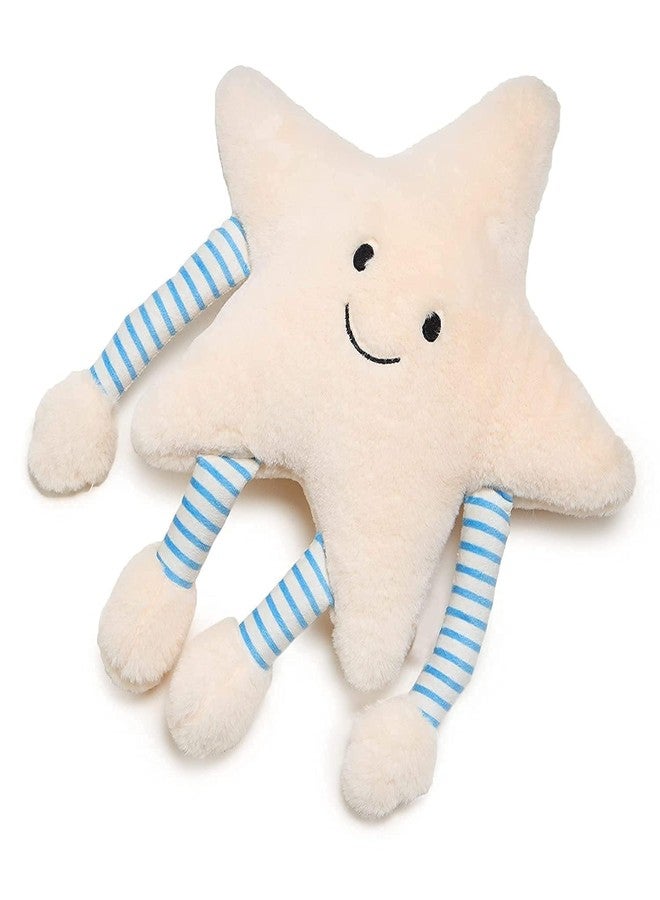 Synlark Star Soft Pillow Stuffed Toy Doll with Arm & Leg for Home, Car Decor, Birthday Gift for Boys/Girls/Baby/Kids (Beige) - Image 1