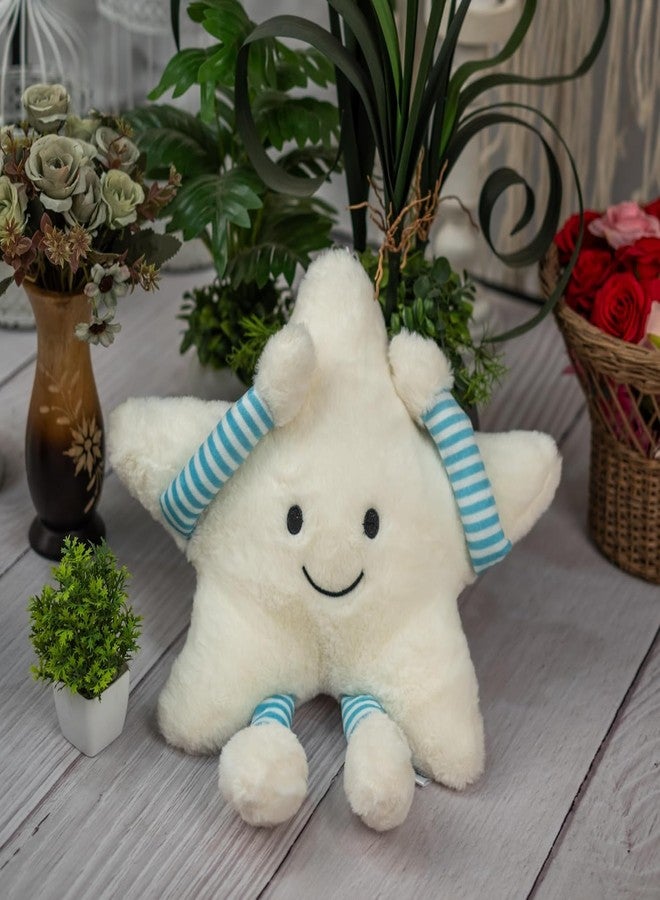 Synlark Star Soft Pillow Stuffed Toy Doll with Arm & Leg for Home, Car Decor, Birthday Gift for Boys/Girls/Baby/Kids (Beige) - Image 4