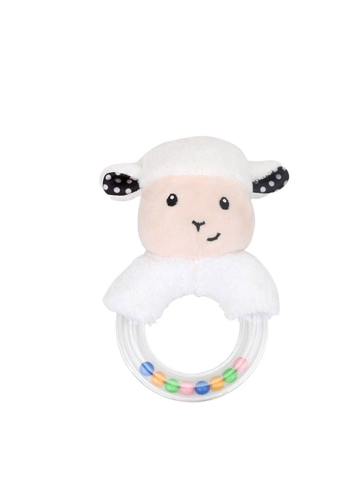 Cute and Creative Cartoon Hand Rings for Newborns, Baby Plush Toys with Hand Rings  - Image 1