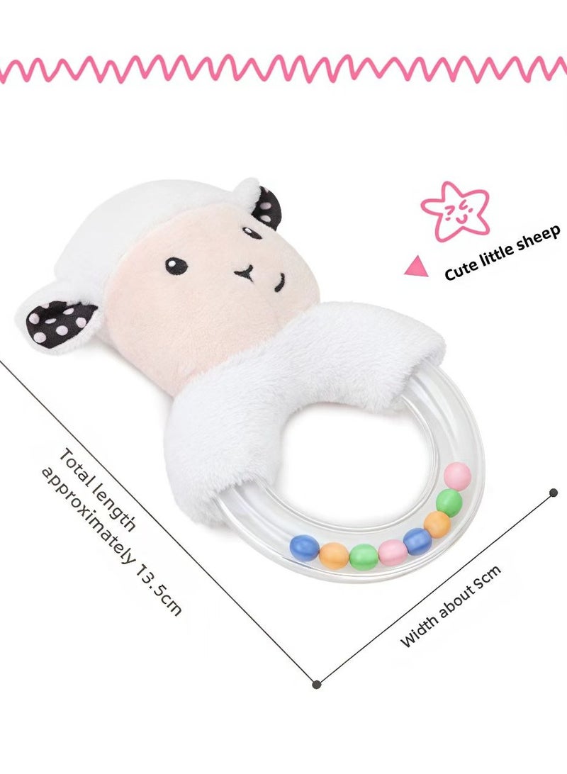 Cute and Creative Cartoon Hand Rings for Newborns, Baby Plush Toys with Hand Rings  - Image 2