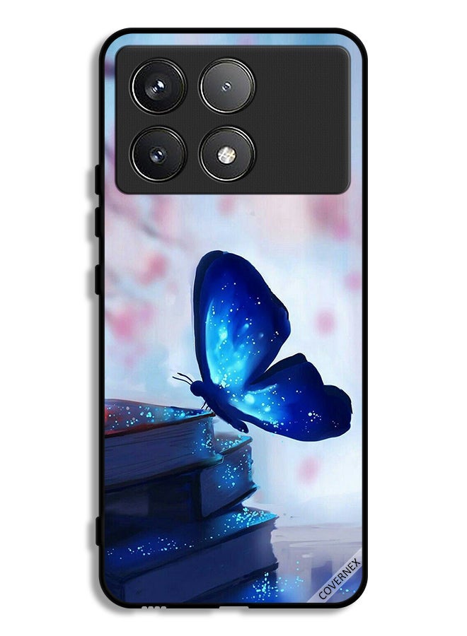 Covernex Xiaomi Redmi K70 Pro Protective Case Cover Butterfly Sitting On Books - Image 1