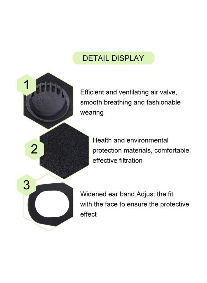 NIBEMINENT 10-Piece Extra-Wide Ear Straps PM2.5 Mask - Image 4