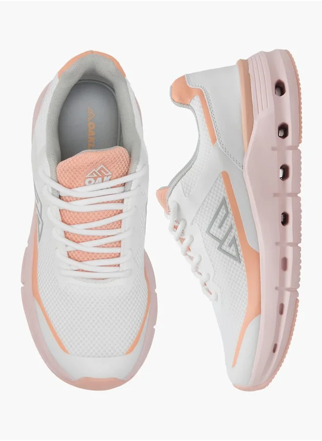 Oaklan by Shoexpress Women by Shoexpress Panelled Sports Shoes with Lace-Up Closure