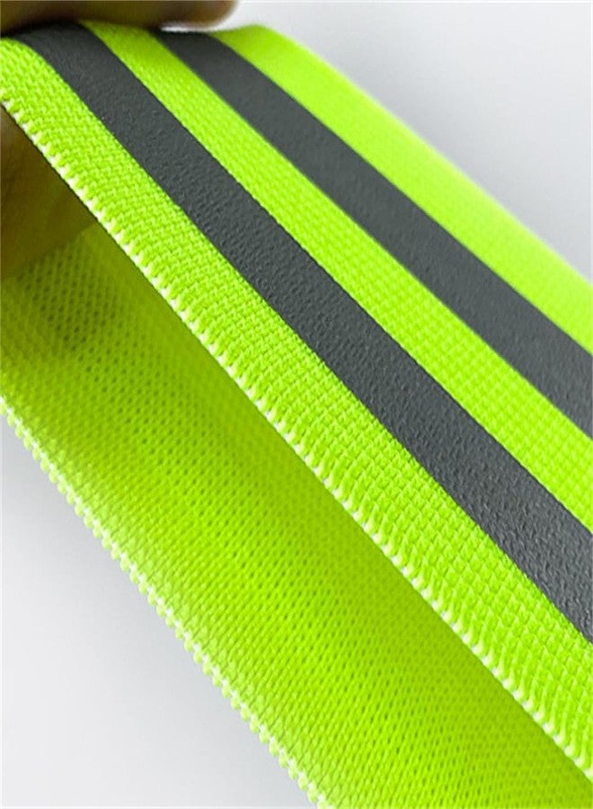 EYAKEG 2 Pieces Reflective Bands Reflector Bands for Wrist, Arm, Ankle, Leg, High Visibility Reflective Gear Safety Reflector Tape Straps for Night Walking, Cycling and Running, Green - Image 5