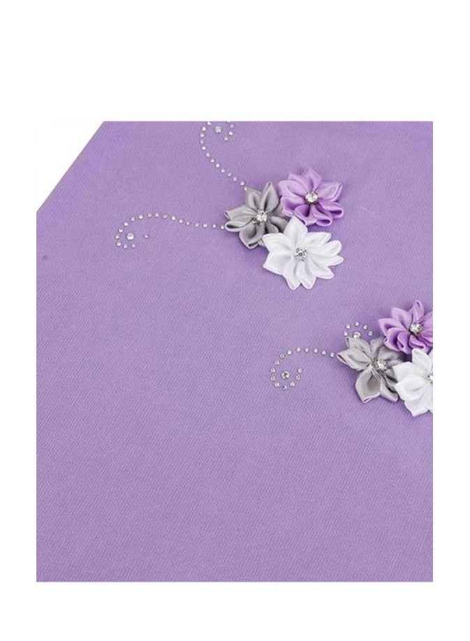 Y&D 50*48cm Suitable For 2 TO 6 Years Old Girl Shawl Lace Hijab  - Image 4