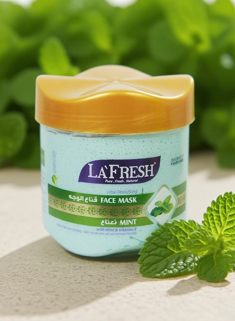 LAFRESH Mint Face Mask, Deep Exfoliating Face Massage Cream, 575g