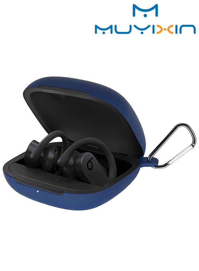 Muyixin Case Compatible for Powerbeats Pro Case Cover Shockproof Silicone Case with Keychain  - Image 1