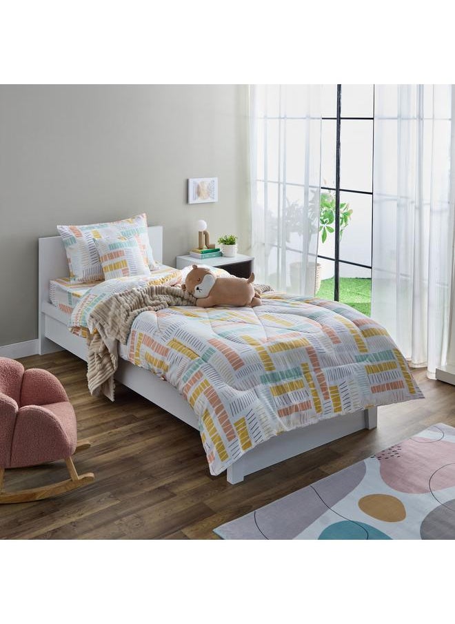 Home Box Nora Savana Microfibre Single Reversible Comforter - 135x220 cm  - Image 5
