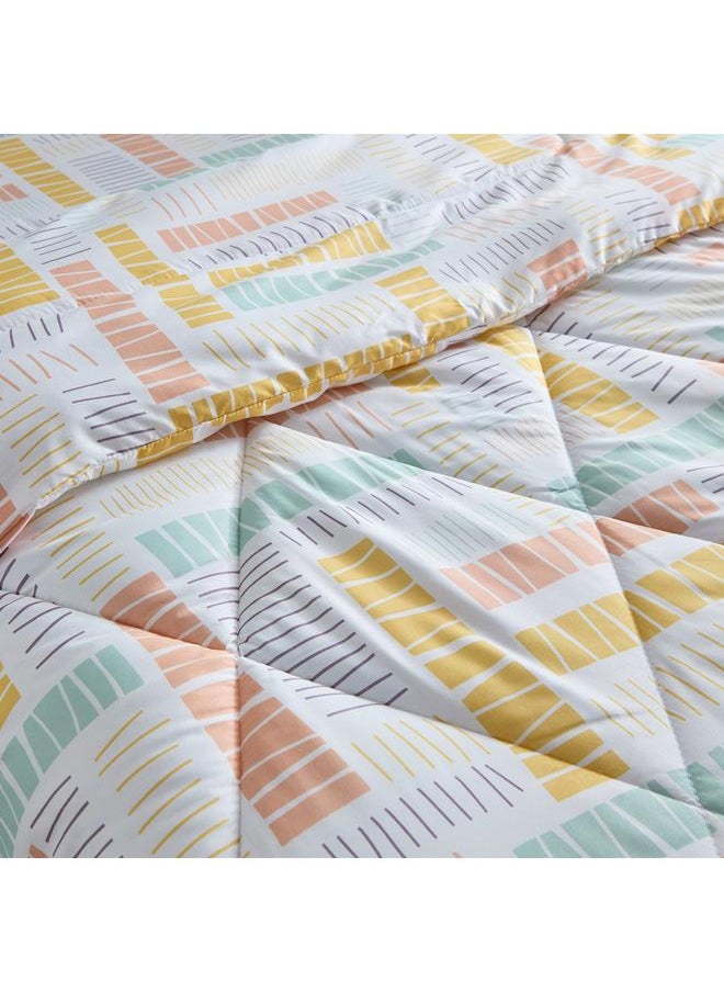 Home Box Nora Savana Microfibre Single Reversible Comforter - 135x220 cm  - Image 4